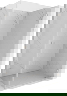 Mexen Lunar-B sprchový kút otvárací pravý 90 x 70 cm, transparentný, brúsený nikel - 832-090-070-97-00-P