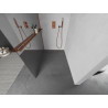 Mexen Kioto+ sprchová stena s poličkou Walk-in 90 x 200 cm, zrkadlo, ružové zlato - 800-090-121-60-50
