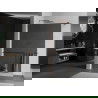 Mexen Kioto+ sprchová stena s poličkou a lištou 90 x 200 cm, zrkadlo 8 mm, zlatoružová - 800-090-121-60-50