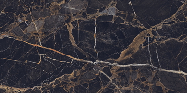 Mexen Orlo Black lesklý glazovaný gres rekt. G1, dlaždica podlahovo-stenná 120 x 60 cm, vysoký lesk - TL211-120-060-00