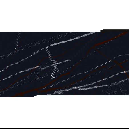 Mexen Fossil Black leštený glazovaný gres rekt. G1, podlahová-stenová dlaždica 120 x 60 cm, vysoký lesk - TL213-120-060-00