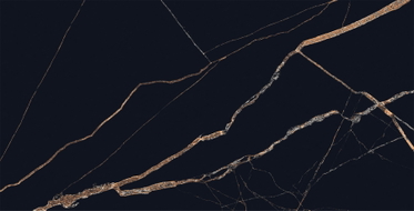 Mexen Fossil Čierny glazovaný gres rekt. G1, dlaždice podlahovo-stenná 120 x 60 cm, vysoký lesk - TL213-120-060-00