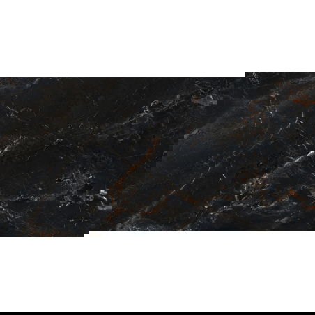 Mexen Marquino Black Gres glazovaný rek. G1, dlaždica podlahovo-stenová 120 x 60 cm, vysoký lesk - TL214-120-060-00
