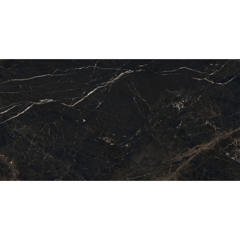 Mexen Marquino Black Gres glazovaný rek. G1, dlaždica podlahovo-stenová 120 x 60 cm, vysoký lesk - TL214-120-060-00