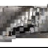 Mexen Lunar-B L pravá sprchová kabína 85 x 80 cm, priehľadná, zlatá kartáčovaná - 832L-085-080-55-00-P