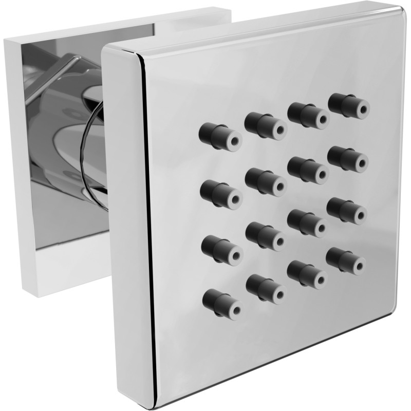 Mexen Cube bočná povrchová tryska, chróm - 79360-00