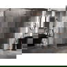 Mexen Lunar-B L sprchový kút s pravým dverami 80 x 70 cm, priehľadný, brúsená meď - 832L-080-070-65-00-P