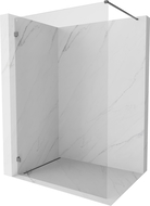 Mexen Lunar sprchová stena Walk-in ľavá 140 x 200 cm, transparentná 8 mm, tmavý kov - 830-140-000-95-00-L