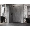 Mexen Lunar sprchová stena Walk-in ľavá 140 x 200 cm, transparentná 8 mm, tmavý kov - 830-140-000-95-00-L