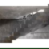 Mexen Lunar sprchová stena Walk-in ľavá 140 x 200 cm, priehľadná 8 mm, kartáčovaný nikel - 830-140-000-97-00-L