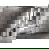 Mexen Lunar sprchová stena Walk-in pravá 100 x 200 cm, transparentná 8 mm, chróm - 830-100-000-01-00-P