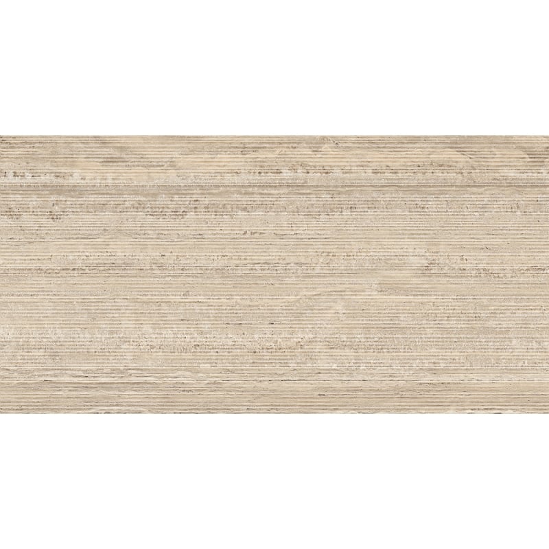 Mexen Neo Travertino Liner Natural glazovaný rekt. G1, podlahová a stenová dlažba 120 x 60 cm, matná - TL302-120-060-05