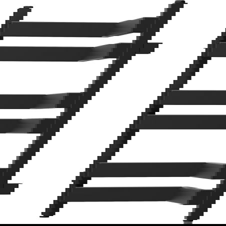 Mexen Loop rohový kúpeľňový radiátor 500 x 375 mm, 253 W, čierny - W129-0500-350-00-70