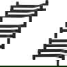 Mexen Loop kúpeľňový radiátor 750 x 375 mm, 413 W, čierny - W129-0750-350-00-70