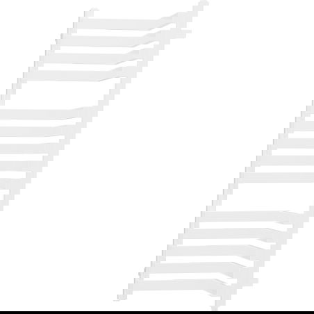 Mexen Loop kúpeľňový radiátor 1000 x 375 mm, 572 W, biely - W129-1000-350-00-20