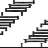 Mexen Loop kúpeľňový radiátor 1000 x 375 mm, 572 W, čierny - W129-1000-350-00-70