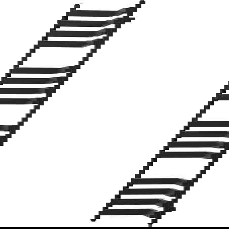 Mexen Loop kúpeľňový radiátor 1250 x 375 mm, 666 W, čierny - W129-1250-350-00-70