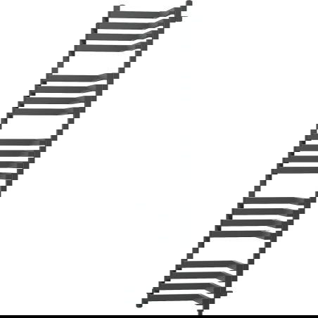 Mexen Loop rohový kúpeľňový radiátor 1600 x 375 mm, 837 W, antracit - W129-1600-350-00-66