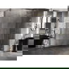 Mexen Lunar sprchová stena Walk-in pravá 140 x 200 cm, transparentná 8 mm, zlatá brúsená - 830-140-000-55-00-P