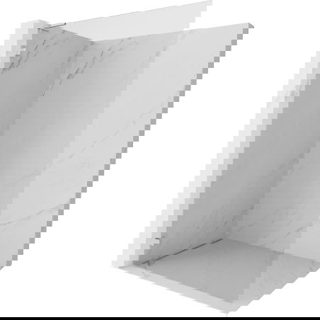 Mexen Lunar L sprchová stena Walk-in ľavá 120 x 200 cm, priehľadná 8 mm, chróm - 830L-120-000-01-00-L