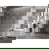 Mexen Lunar L sprchová stena Walk-in ľavá 90 x 200 cm, transparentná 8 mm, biela - 830L-090-000-20-00-L