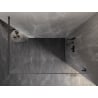 Mexen Lunar sprchová stena Walk-in pravá 80 x 200 cm, transparentná 8 mm, brúsená zbraň šedá - 830-080-000-66-00-P