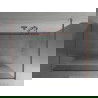 Mexen Kioto voľne stojaca sprchová stena 100 x 200 cm, transparentnéné/inovať 8 mm, zlatoružová - 800-100-002-60-35