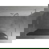 Mexen Kioto voľne stojaca sprchová stena 110 x 200 cm, grafitová čierna, chrómová - 800-110-002-01-40