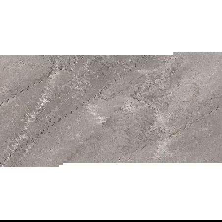 Mexen Litava Šedá gres glazovaný rek. G1, podlahová a stenná dlaždica 120 x 60 cm, carving - TL406-120-060-03