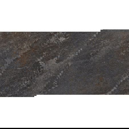 Mexen Blaze Nero leštený rekt. G1, podlahová-obkladová dlaždica 120 x 60 cm, carving - TL420-120-060-01