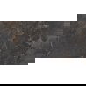 Mexen Blaze Nero leštený rekt. G1, podlahová-obkladová dlaždica 120 x 60 cm, carving - TL420-120-060-01