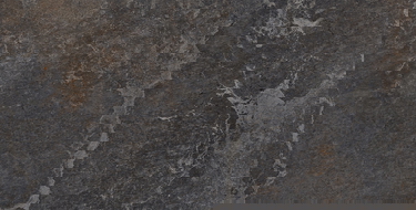 Mexen Blaze Nero leštený rekt. G1, podlahová-obkladová dlaždica 120 x 60 cm, carving - TL420-120-060-01