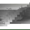 Mexen Kioto voľne stojaca sprchová stena 100 x 200 cm, zrkadlo, chrómová - 800-100-002-01-50