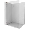 Mexen Lunar L sprchová stena Walk-in ľavá 120 x 200 cm, transparentná 8 mm, ružové zlato - 830L-120-000-60-00-L