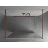 Mexen Kioto voľne stojaca sprchová stena 100 x 200 cm, zrkadlo 8 mm, ružové zlato - 800-100-002-60-50