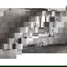 Mexen Lunar sprchová stena Walk-in pravá 110 x 200 cm, transparentná 8 mm, brúsený nikel - 830-110-000-97-00-P