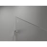 Mexen Lunar sprchová stena Walk-in pravá 150 x 200 cm, transparentná 8 mm, brúsený nikel - 830-150-000-97-00-P