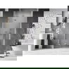 Mexen Lunar sprchové dvere sklopné ľavé 90 cm, priehľadné, chróm - 834-090-000-01-00-L