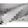 Mexen Lunar sprchové dvere sklopné ľavé 90 cm, priehľadné, chróm - 834-090-000-01-00-L