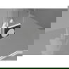 Mexen Lunar sprchové dvere, ľavé, 100 cm, priehľadné, biele - 834-100-000-20-00-L