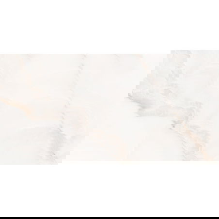 Mexen Onyx White glazovaný rektifikovaný gres G1, podlahová a stenová dlaždica 120 x 60 cm, lesk - TL106-120-060-01
