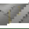 Mexen Lunar sprchové dvere, ľavé 135 cm, transparentné, zlaté - 834-135-000-50-00-L