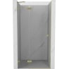 Mexen Lunar sprchové dvere otočné ľavé 70 cm, transparentné, zlaté brúsené - 834-070-000-55-00-L