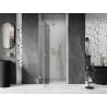 Mexen Lunar sprchové dvere otočné ľavé 70 cm, transparentné, zlaté brúsené - 834-070-000-55-00-L