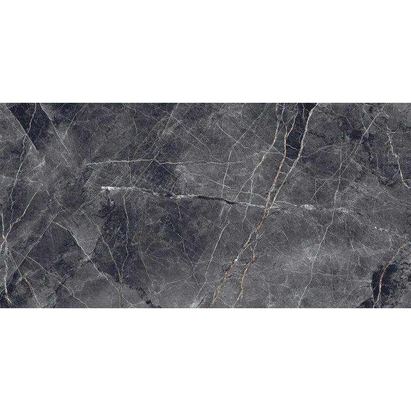 Mexen Eternity Nero glazúrovaný gres rek. G1, dlaždica podlahovo-stenná 120 x 60 cm, lesk - TL112-120-060-02