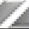 Mexen Lunar sprchové dvere otváravé ľavé 140 cm, transparentné, zlaté brúsené - 834-140-000-55-00-L