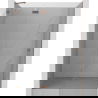 Mexen Lunar sprchové dvere otváravé ľavé 135 cm, transparentné, brúsená meď - 834-135-000-65-00-L