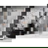 Mexen Lunar sprchové dvere otváravé ľavé 135 cm, transparentné, brúsená meď - 834-135-000-65-00-L