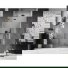 Mexen Lunar sprchové dvere ľavé 125 cm, transparentné, gun gray brúsené - 834-125-000-66-00-L