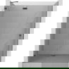Mexen Lunar sprchové dvere otváracie ľavé 135 cm, transparentné, brúsená gun gray - 834-135-000-66-00-L
